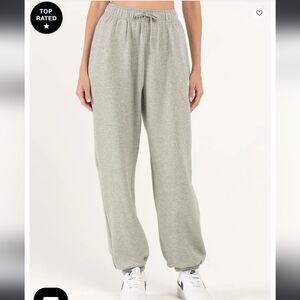 Women's Size Small Grey Nike Oversized fit Mid Rise Sweatpants